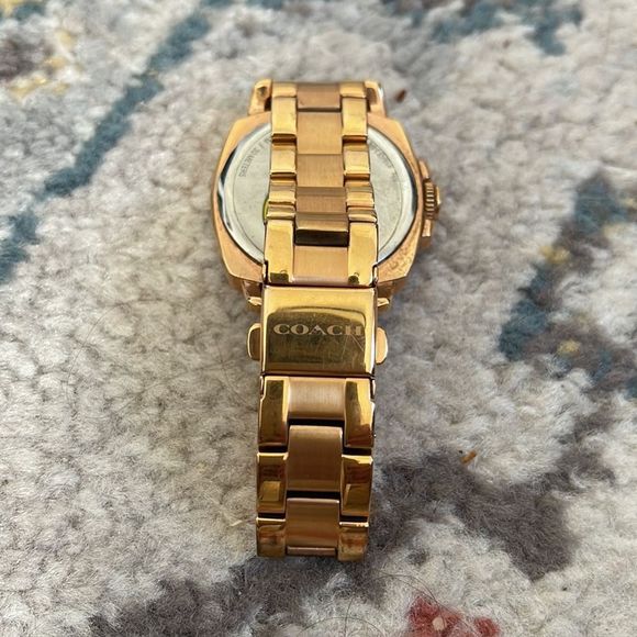 Coach Rose Gold Bracelet Watch with crystals - Picture 2 of 4
